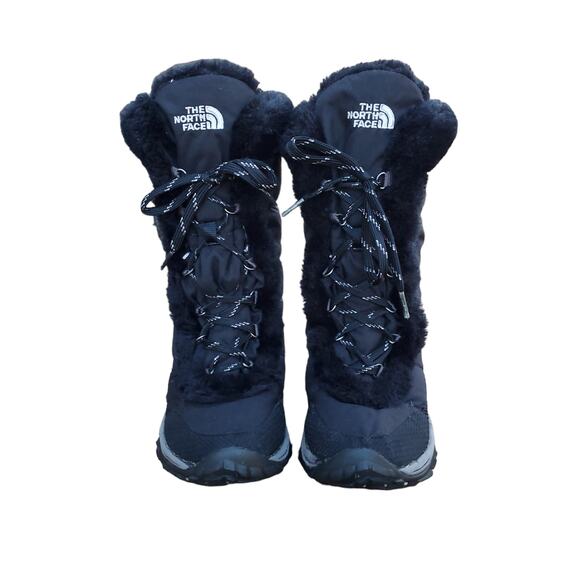 The North Face Nuptse Snow Boots Goose Down Fill Faux Fur Women's Sz US 7 - Picture 5 of 12